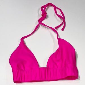 Salty Honey Neon Pink swim top